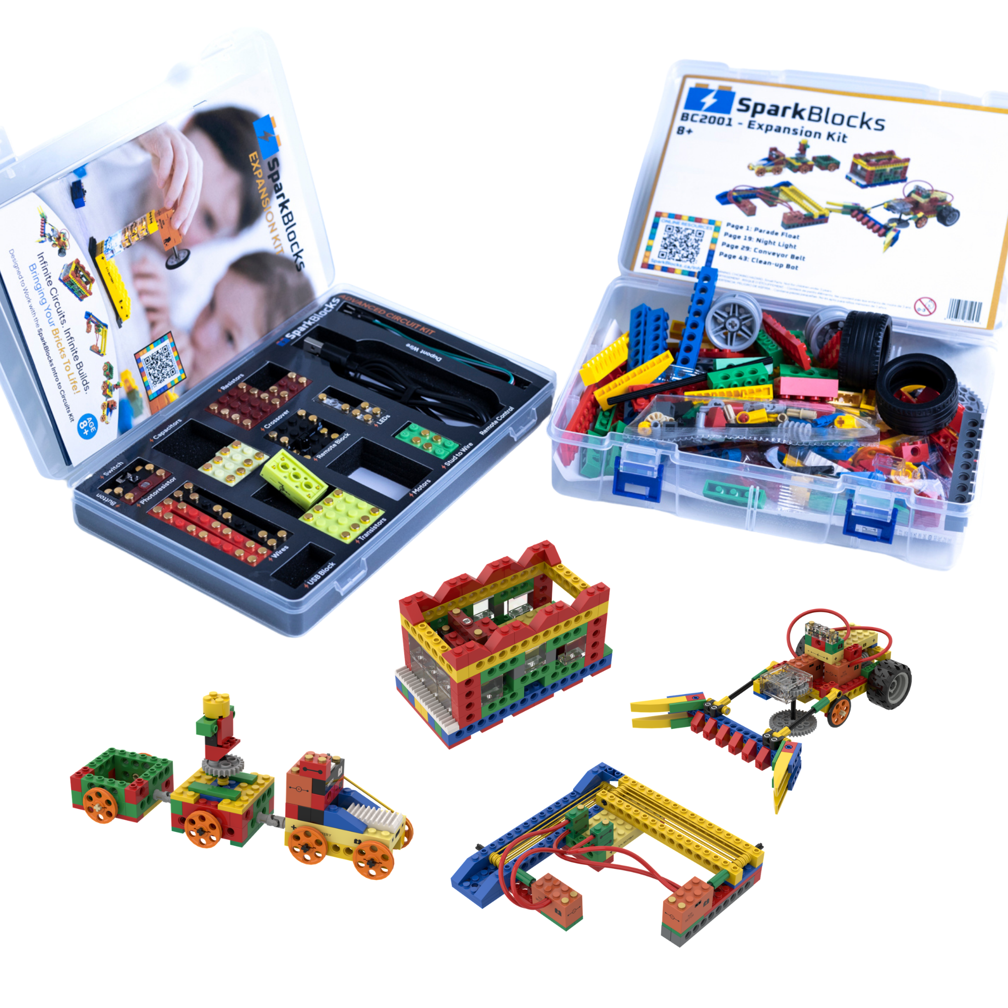 知育玩具 KOOV Starter Kit Expansion Set Expansion Kit for Screen-Free STEM Learning – SparkBlocks