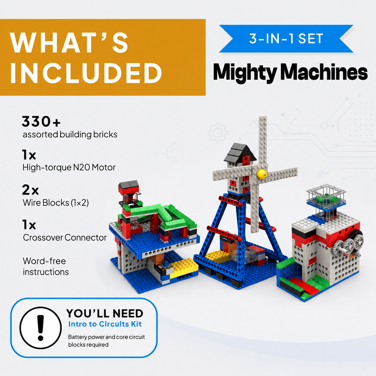 3-in-1 Mighty Machines Kit
